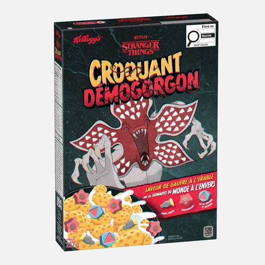Kellogs Demogorgon Crunch Strangere Things Maple Waffle Cereal (232g)