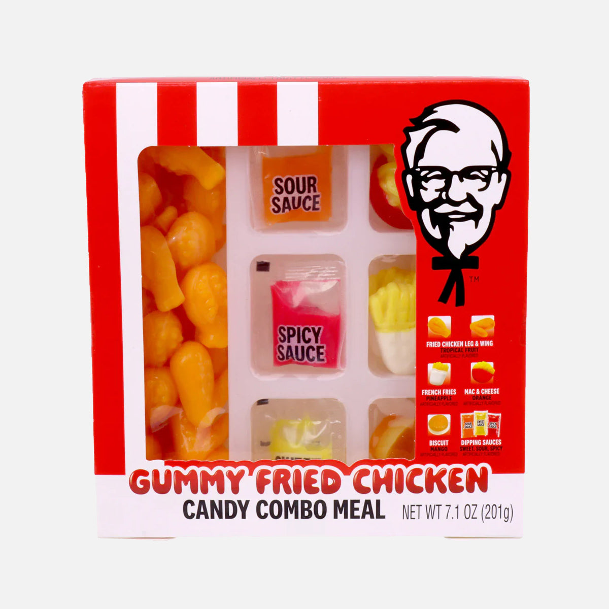 KFC Gummy Fried Chicken Combo Meal (201g)