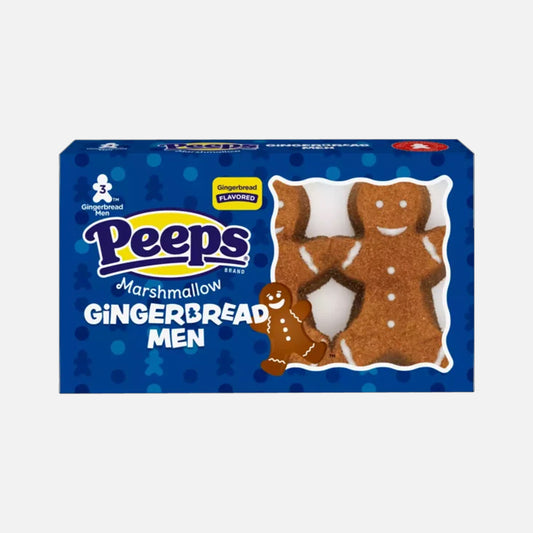 Peeps Marshmellow Gingerbread Men x 3 Pack 42g