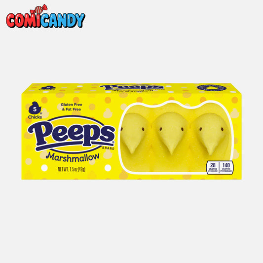 Peeps Marshmellow Yellow 5 Chicks (42g)