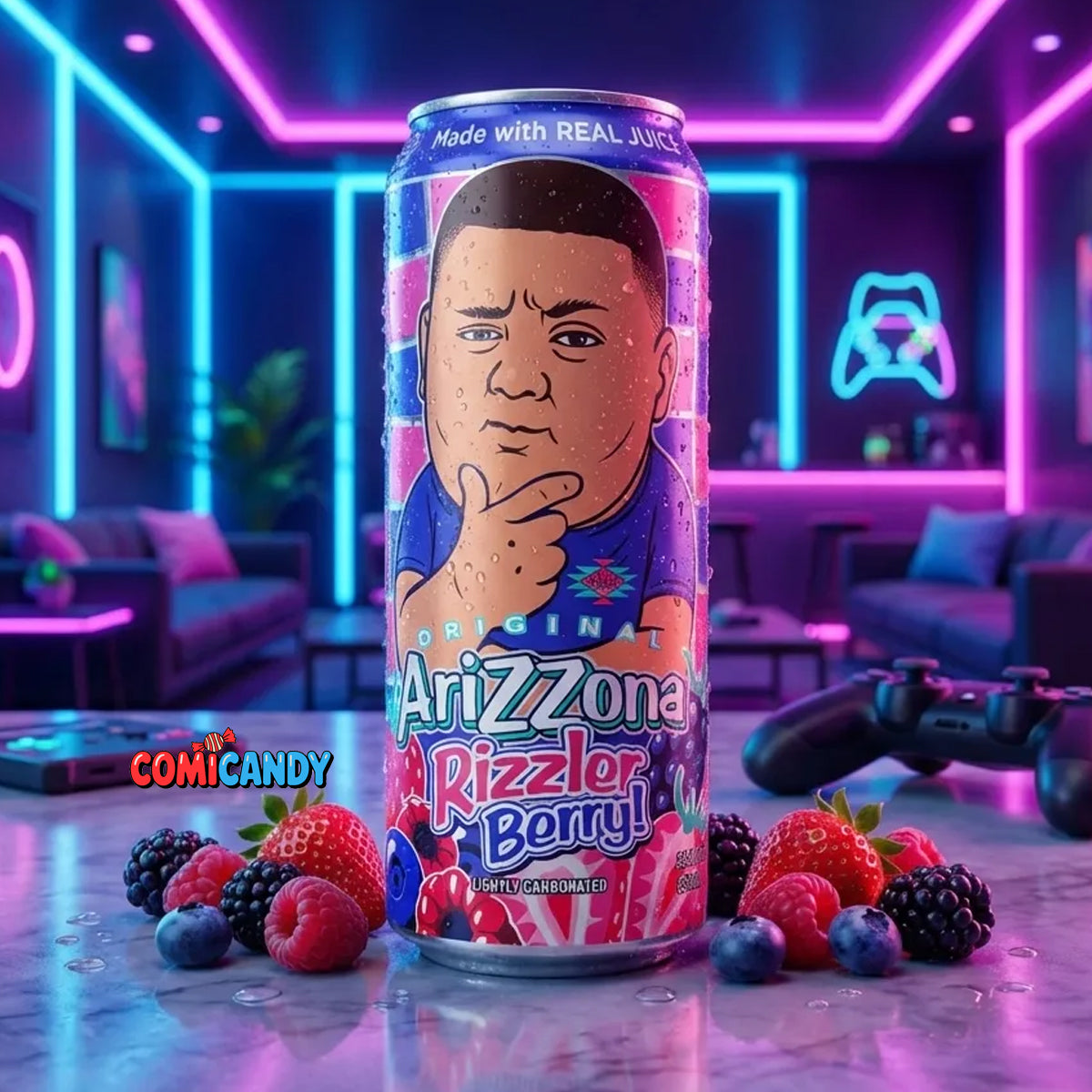 Arizona Rizzler Berry Lightly Carbonated (650ml)