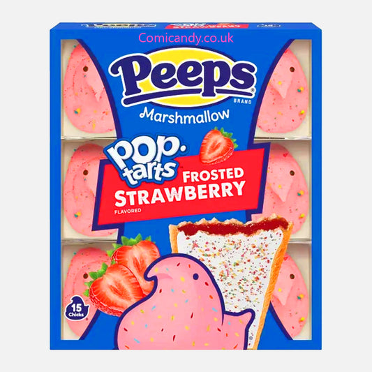Peeps Marshmellow Pop Tarts Frosted Strawberry 15 pack (127g)