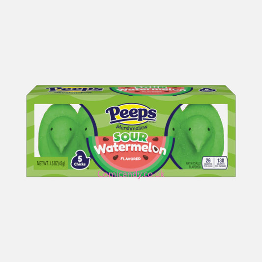 Peeps Marshmellow Sour Watermelon Flavour 5 Chicks (42g)